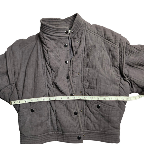 Isabel Marant Etoile Boston Cotton-Blend Bomber Jacket Size: 34 - Picture 4 of 8